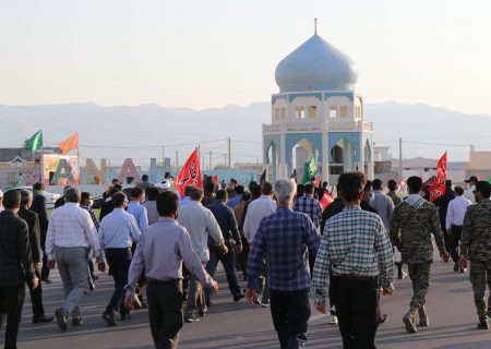 مراسم پیاده روی جاماندگان اربعین در جناح