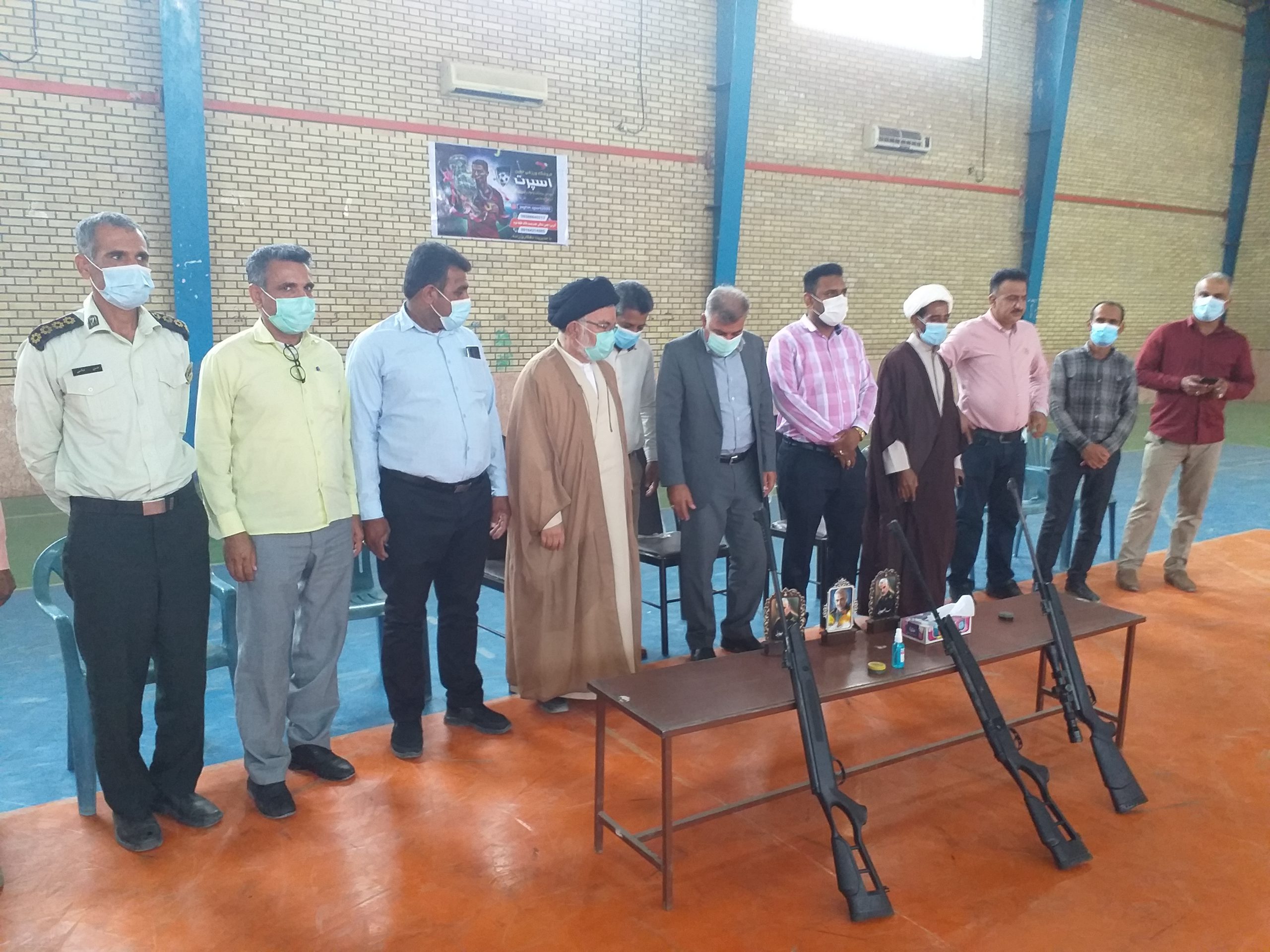 برگزاری دوره مسابقات تیراندازی با تفنگ بادی با حضور مسئولین بخش جغین رودان