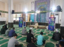 مراسم بزرگداشت شهیدان رجایی و با هنر در در مسجد جامع شهرستان ابوموسی برگزار شد