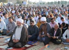 نماز عید سعید فطر با شکوه خاصی در بندرلنگه برگزار شد