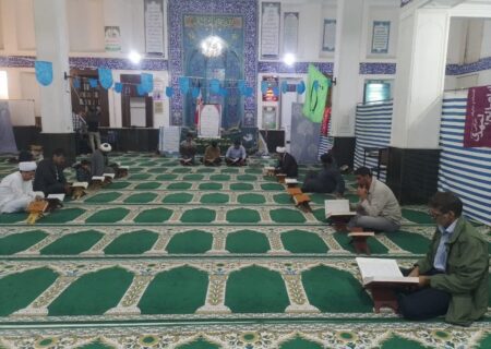 برپایی محفل جزءخوانی قرآن در مسجد جامع ابوموسی